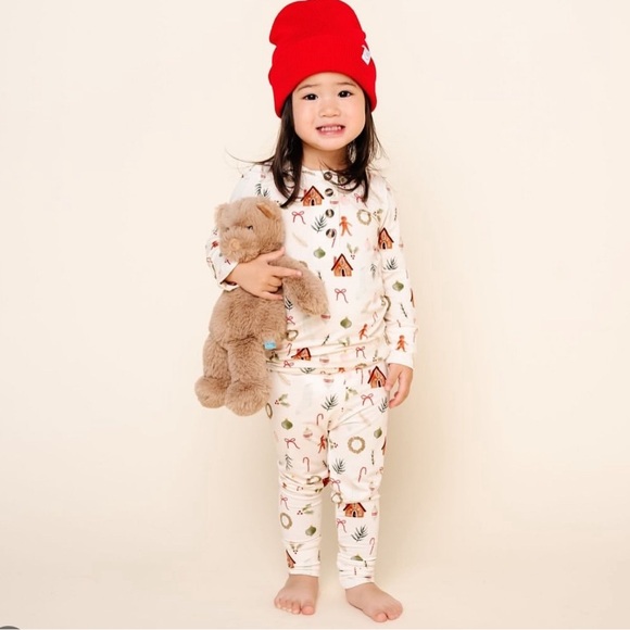 🎁🎅🏼🎄LOU LOU Christmas 3-Piece pajama set- baby 12/18 🎄🎅🏼🎁 - Picture 5 of 7